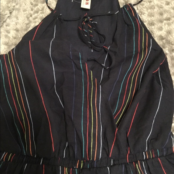 Anthropologie Dolan striped halter jumpsuit - Picture 4 of 8